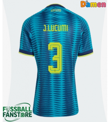 Kolumbien Jhon Lucumi #3 Replik Auswärtstrikot Damen WM 2026 Kurzarm